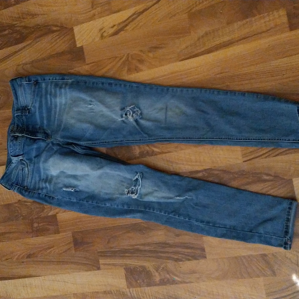 Maurice's distressed jeggings
